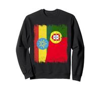 Drapeau du Portugal de l'Éthiopie | Racines portugaises éthiopiennes Sweatshirt