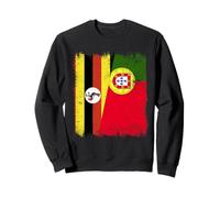 Drapeau du Portugal de l'Ouganda | Racines portugaises ougandaises Sweatshirt