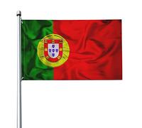 Drapeau Du Portugal Drapeau De Jardin Avec Œillets Drapeaux De Jardin Drôle Drapeaux Décoratif Pour Pelouse Balcon Patio 90X150Cm
