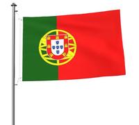 Drapeau du Portugal pour l'extérieur - 6 x 0,9 m pour l'extérieur, parfait drapeau de jardin et de cour pour décoration d'été