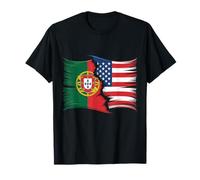 Drapeau du Portugal Racines de fierté Portugaise T-Shirt