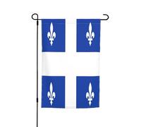Drapeau du Québec 12x18 pouces pour décoration extérieure de jardin