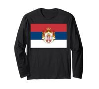 Drapeau du Royaume de Serbie (1882-1918) Manche Longue