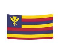 Drapeau du royaume d'Hawaï - Bannière décorative pour fête d'anniversaire, anniversaire de mariage, mariage - À suspendre à l'intérieur et à l'extérieur