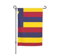 Drapeau du Royaume d'Hawaï Décoration de Jardin Drapeaux Durable et Élégant pour Toutes Les Saisons Convient Pour Terrasses Balcon Pelouse
