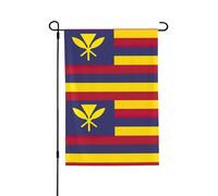 Drapeau du royaume d'Hawaï double face 71 x 102 cm, bannière d'extérieur durable pour jardin, pelouse, décoration saisonnière