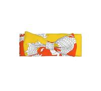 Drapeau du Royaume du Bhoutan Bandeau bébé avec nœud, imprimé intégral, fabriqué en matériau doux et agréable pour la peau.