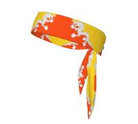 Drapeau du Royaume du Bhoutan Bandeau Sport Réglable Antidérapant Durable Élégant et Stable Convient pour Tennis Football et Course à Pied