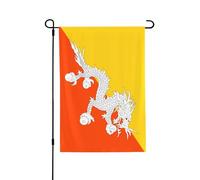 Drapeau du Royaume du Bhoutan Convient pour l'intérieur et l'extérieur, parfait pour la maison, le jardin, les événements et les expositions patriotiques.