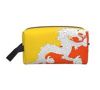 Drapeau du Royaume du Bhoutan Multifonctionnel Voyage Trousse de Toilette Sac de Rangement Quotidien et Fitness pour Cosmétique Papeterie et Plus