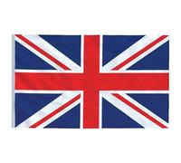 Drapeau du Royaume-Uni 90 x 150 cm - Drapeau du Royaume-Uni pour les vacances, l'extérieur et les événements - Drapeau de haute qualité résistant aux intempéries avec œillets solides pour une longue