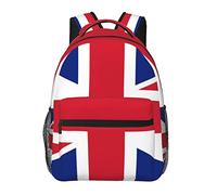 Drapeau du Royaume-Uni de Grande-Bretagne et d'Irlande du Nord Sac à dos d'art léger antivol sac à bandoulière polyvalent grande capacité voyage sac à dos de randonnée avec bretelles rembourrées