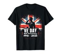 Drapeau du Royaume-Uni de la Seconde Guerre mondiale pour commémoration des 80 ans T-Shirt