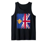 Drapeau du Royaume-Uni du Kosovo Patrimoine Britannique du Kosovo Débardeur