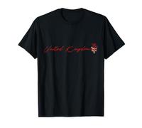 Drapeau du Royaume-Uni en forme de cœur : « I love the United Kingdom, UK Fans » T-Shirt