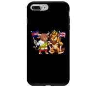 Drapeau du Royaume-Uni et du Cambodge Racines Britanniques Coque pour iPhone 7 Plus/8 Plus