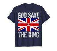 Drapeau du Royaume-Uni « God Save The King Charles III.Tee » T-Shirt