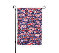 Drapeau du Royaume-Uni imprimé 30,5 x 45,7 cm pour porche toutes saisons pour extérieur, décoration de cour, patio, cour