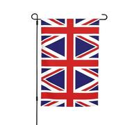 Drapeau du Royaume-Uni pour décoration de jardin, 30,5 x 45,7 cm, 100 % fibre de polyester, tissu épais, universel pour toutes les saisons
