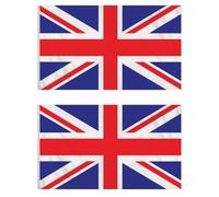 Drapeau du Royaume-Uni Union Jack 9,5 x 1,5 m pour extérieur, drapeaux double face en polyester robuste, drapeau Union Jack britannique, drapeaux nationaux britanniques pour mur, intérieur, maison
