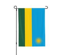 Drapeau du Rwanda Convient pour l'intérieur et l'extérieur, parfait pour la maison, le jardin, les événements et les expositions patriotiques.