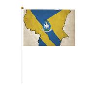 Drapeau du Rwanda Map02 - Mât de drapeau portable - Pour décoration d'événements - Utilisation polyvalente - Activités de groupe
