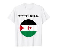 Drapeau du Sahara Occidental Moderne T-Shirt Graphique avec Valeur