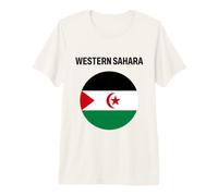 Drapeau du Sahara Occidental Moderne T-Shirt Haut de Gamme