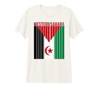 Drapeau du Sahara Occidental T-Shirt Haut de Gamme