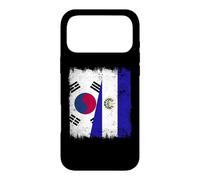 Drapeau du Salvador Corée du Sud | Racines salvadoriennes coréennes Coque pour iPhone 17 Pro Max