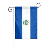 Drapeau du Salvador pour jardin, 30 x 45 cm, vertical, double face, ferme vacances