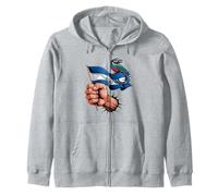 Drapeau du Salvador Torogoz Bird Racines de fierté salvadorienne Sweat à Capuche