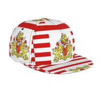 Drapeau du Sénat de Brême Casquette de baseball tendance à bord plat, convient pour toutes les saisons, un bon choix pour la course et les voyages Noir