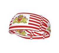 Drapeau du Sénat de Brême Élégant Bandeau de Sport Évacuation de la Sueur, Parfait pour Homme et Femme, Fitness, Course et Yoga.