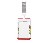 Drapeau du Sénat de Brême - Porte-badge - Impression double face coulissante - Capable de numériser un film transparent