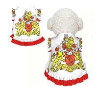 Drapeau du Sénat de Brême XS Vêtements pour animaux de compagnie pour petits chiens - Tenue d'été mignonne pour chiot, vêtements doux et respirants pour chat