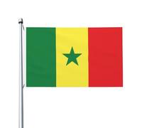 Drapeau du Sénégal - Drapeau de jardin double face - 90 x 150 cm - Convient pour une utilisation toute l'année - Décoration de porches, balcons et terrasses - Mât non inclus.