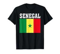 Drapeau du Sénégal Souvenir Patriotique National Racines T-Shirt