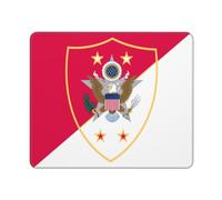 Drapeau du Sergent-Major De L'Armée des États-Unis (Impression) Tapis De Souris Gaming Petit Mouse Pad Antidérapant Mousepad pour Ordinateur Bureau Voyage 25X30Cm
