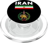 Drapeau du Soleil du Lion de l'Iran, Drapeau de l'Iran, Drapeau de l'Iran PopSockets PopGrip pour MagSafe