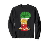 Drapeau du Soleil Lion de l'Iran, Iran, Calligraphie farsi Sweatshirt