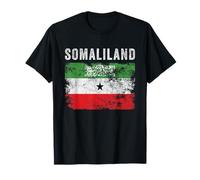 Drapeau du Somaliland vieilli - Hommes Femmes - Drapeau Somalilander T-Shirt