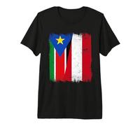 Drapeau du Soudan du Sud Autriche | Racines sud-soudanaises T-Shirt Haut de Gamme
