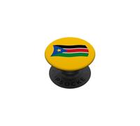 Drapeau du Soudan du Sud Soudan Afrique Afrique PopSockets PopGrip Adhésif