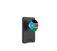 Drapeau du Soudan du Sud Soudan PopSockets PopWallet pour MagSafe