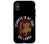 Drapeau du Sri Lanka estampillé My Soul Sri Lanka Pride Coque pour iPhone X/XS