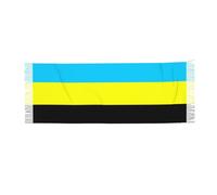 Drapeau du Sultanat de Burongan Cashmerette Frange Foulard Poncho Femme Mode Écharpe Châle Respirant Cadeau Automne Hiver