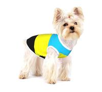 Drapeau du Sultanat de Burongan Imprimé T-shirts pour petits chiens Chemise tendance pour chien Chemises respirantes sans manches pour petits chiens