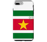 Drapeau du Suriname - Cœur du Suriname - Fête Nationale du Patrimoine Fier Coque pour iPhone 7 Plus/8 Plus