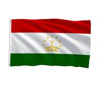 Drapeau du Tadjikistan, bannière de pays d'Asie centrale, 150 x 90 cm, drapeau national patriotique, bannière de jardin extérieur, bannière de cour, sports multiculturels, pour écoles, clubs